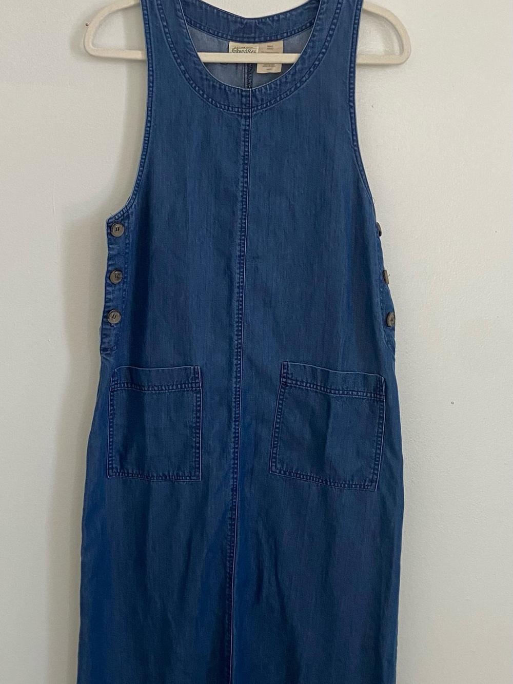 Denim Blue Women’s One-Piece Jumper Dress - St. John’s Bay